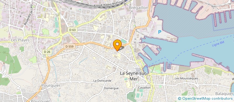 localisation de l'entreprise AGOM  LA SEYNE-SUR-MER