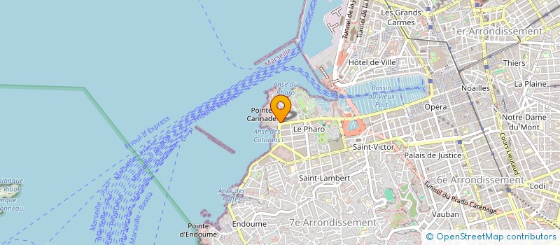 localisation de l'entreprise AGOMAR à MARSEILLE