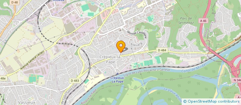 localisation de l'entreprise AGON  RILLIEUX-LA-PAPE