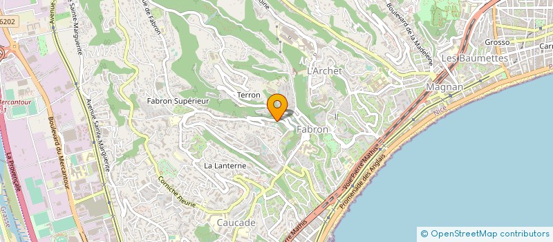 localisation de l'entreprise AGOODMEDIA à NICE
