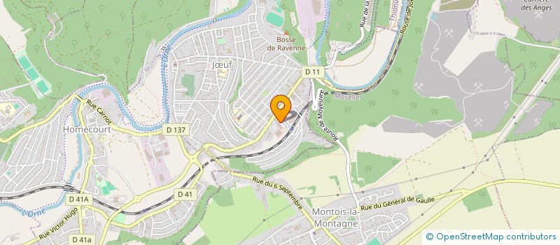 localisation de l'entreprise AGOPAIN  JUF