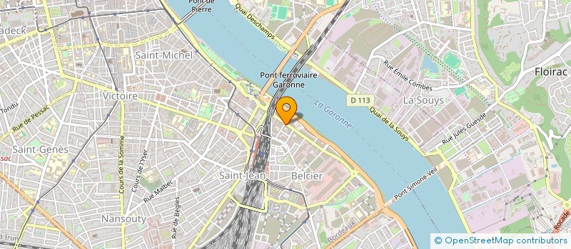localisation de l'entreprise AGORA 2005 à BORDEAUX