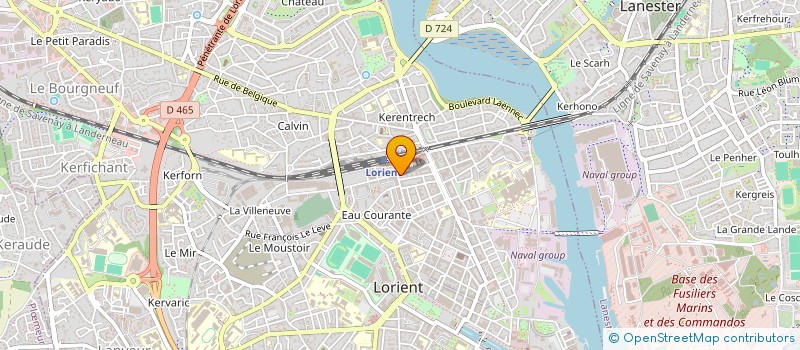 localisation de l'entreprise AGORA 2R à LORIENT