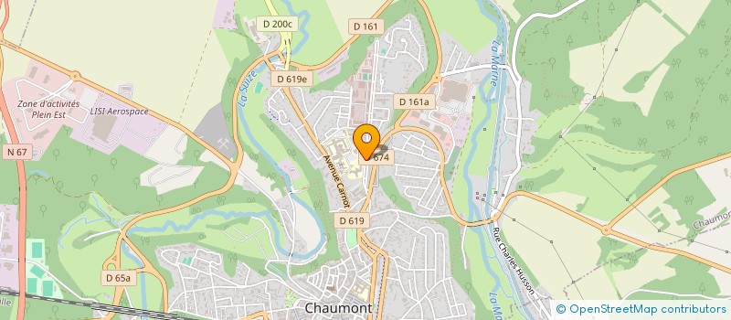 localisation de l'entreprise AGORA 3 à CHAUMONT