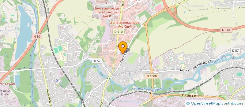localisation de l'entreprise AGORA  CHAMPNIERS