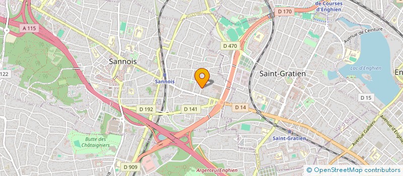 localisation de l'entreprise AGORA  SANNOIS