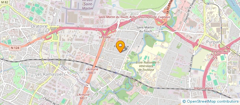 localisation de l'entreprise AGORA à TOULOUSE