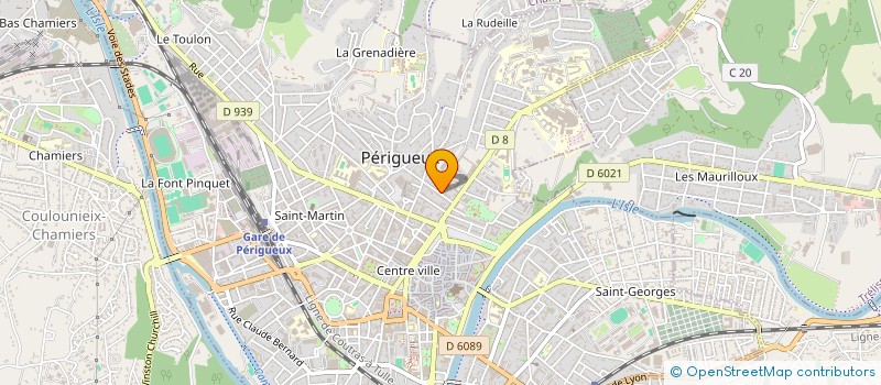 localisation de l'entreprise AGORA à PERIGUEUX