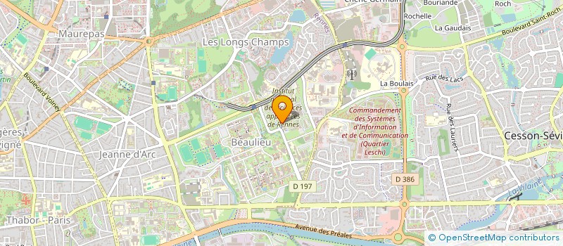 localisation de l'entreprise AGORA à RENNES