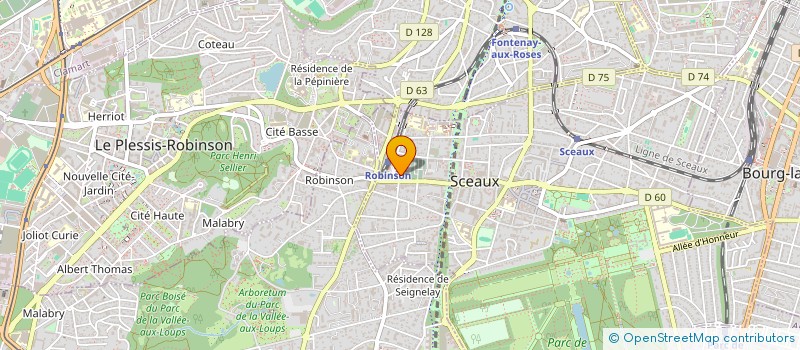 localisation de l'entreprise AGORA à SCEAUX