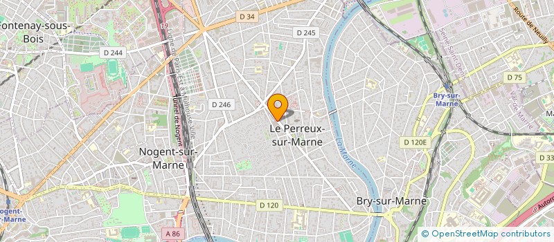 localisation de l'entreprise AGORA  LE PERREUX-SUR-MARNE