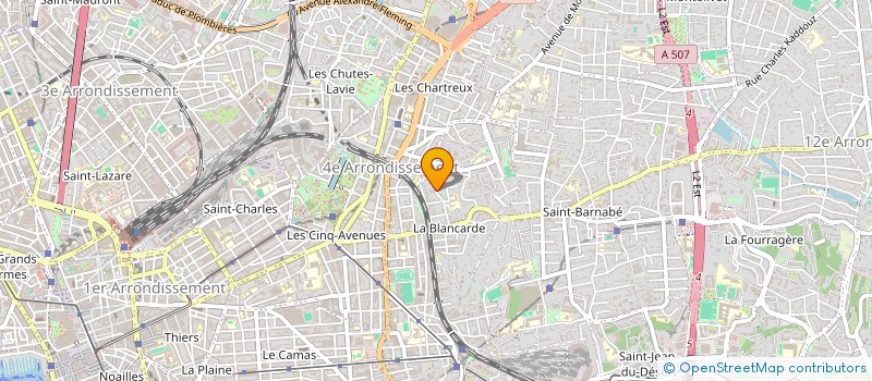 localisation de l'entreprise AGORA B à MARSEILLE