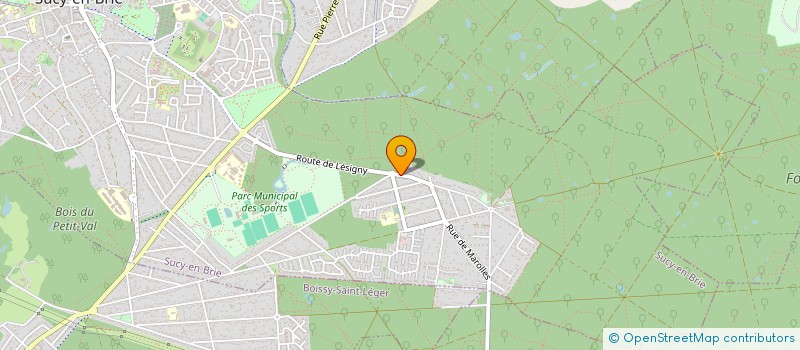localisation de l'entreprise AGORA BATIMENT à SUCY-EN-BRIE