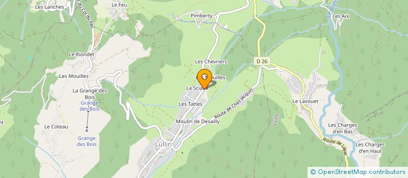 localisation de l'entreprise AGORA BATIMENT  LULLIN