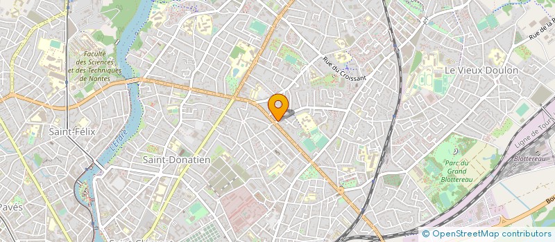 localisation de l'entreprise AGORA BTP à NANTES
