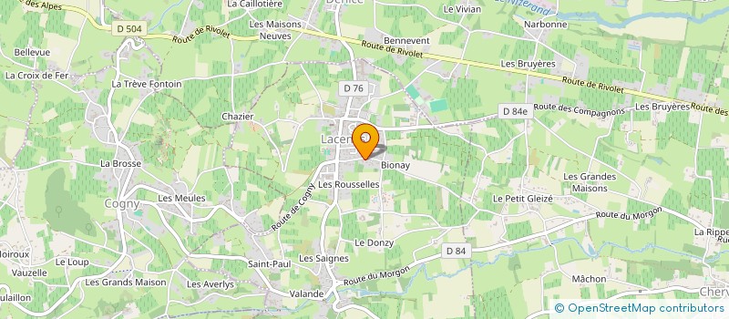 localisation de l'entreprise AGORA CONSEIL  LACENAS