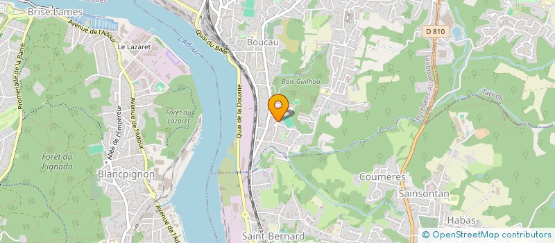 localisation de l'entreprise AGORA ESTUAIRE ADOUR  BOUCAU