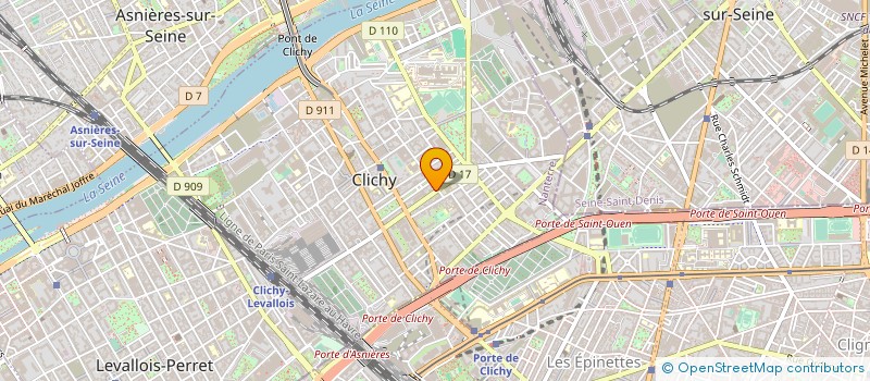 localisation de l'entreprise AGORA FIL à CLICHY
