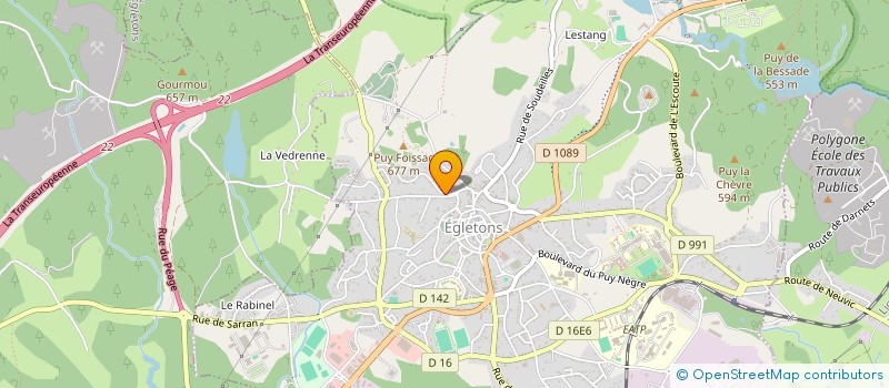 localisation de l'entreprise AGORA FIRST  EGLETONS