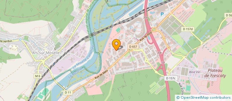 localisation de l'entreprise AGORA FORMATIONS  JOUY-AUX-ARCHES