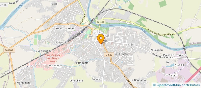 localisation de l'entreprise AGORA IMMOBILER à SAINT-SULPICE-LA-POINTE