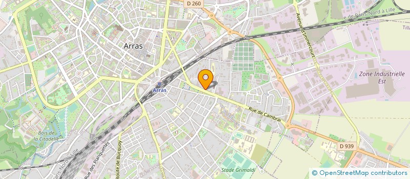 localisation de l'entreprise AGORA INFORMATIQUE à ARRAS