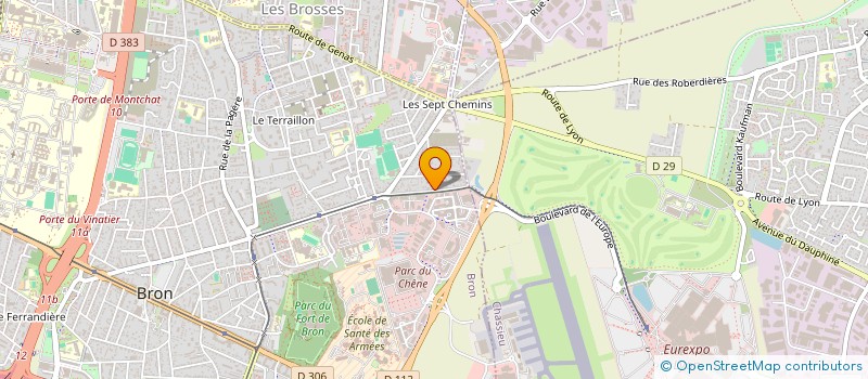 localisation de l'entreprise AGORA INVEST à BRON