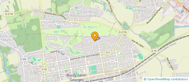 localisation de l'entreprise AGORA INVEST  BUSSY-SAINT-GEORGES