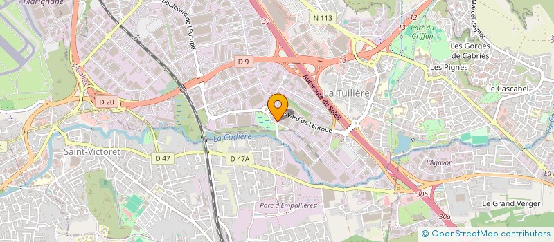 localisation de l'entreprise AGORA INVEST à VITROLLES