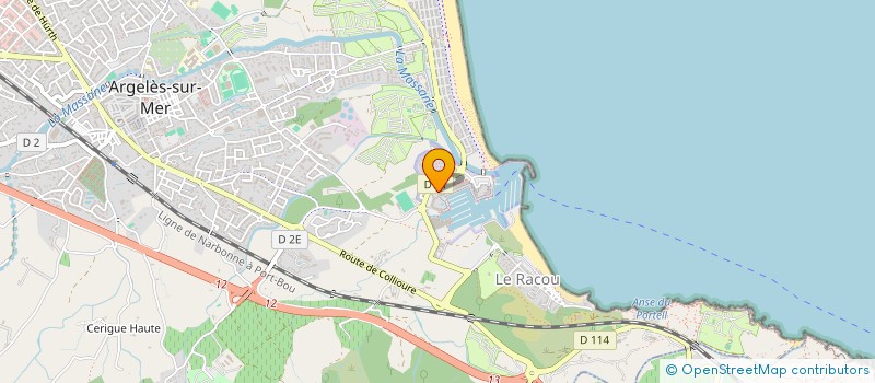 localisation de l'entreprise AGORA INVESTISSEMENT  ARGELES SUR MER