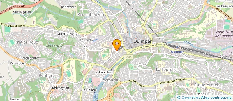 localisation de l'entreprise AGORA JUSTICE à QUIMPER
