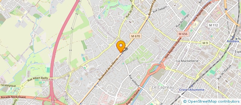 localisation de l'entreprise AGORA LILLE à MARCQ-EN-BARŒUL