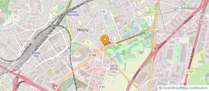 localisation de l'entreprise AGORA LIVRES à MASSY