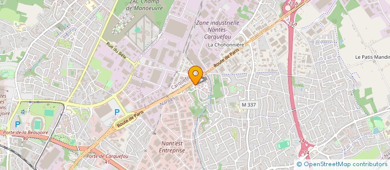 localisation de l'entreprise AGORA MANAGEMENT à NANTES