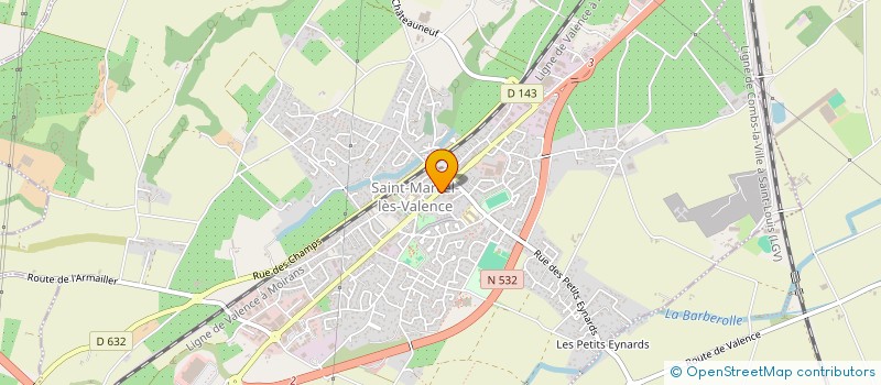 localisation de l'entreprise AGORA MENUISERIE  SAINT-MARCEL-LES-VALENCE