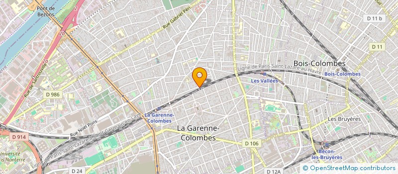 localisation de l'entreprise AGORA MICRO INFORMATIQUE à COLOMBES