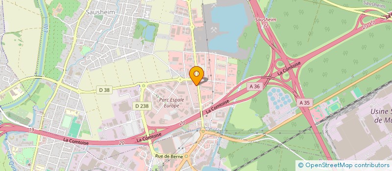 localisation de l'entreprise AGORA MOTO à SAUSHEIM