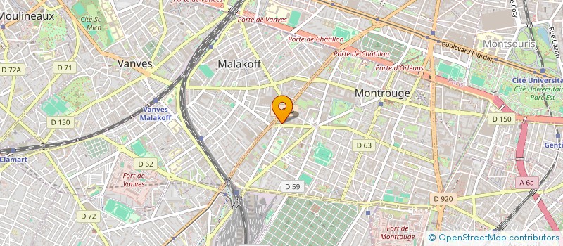 localisation de l'entreprise AGORA PRODUCTIONS  MONTROUGE
