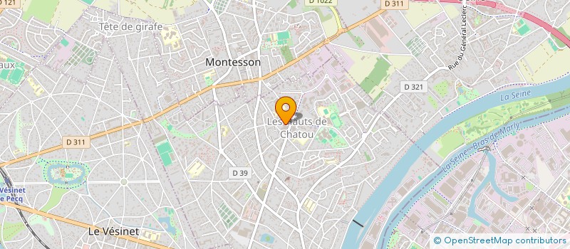 localisation de l'entreprise AGORA PRODUCTIONS  CHATOU