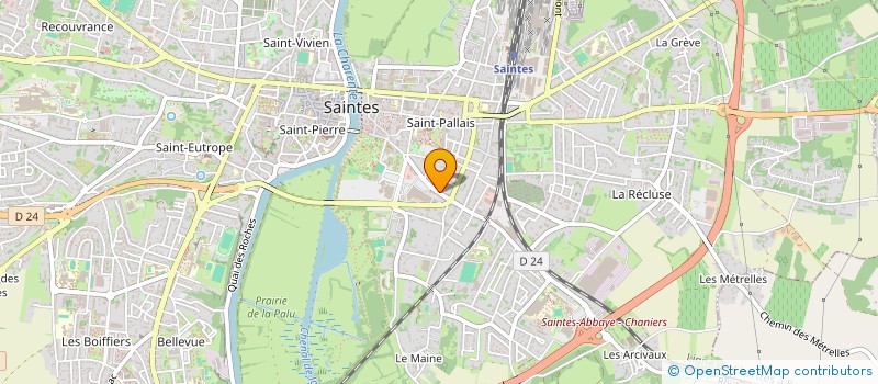 localisation de l'entreprise AGORA SAINTONGE à SAINTES