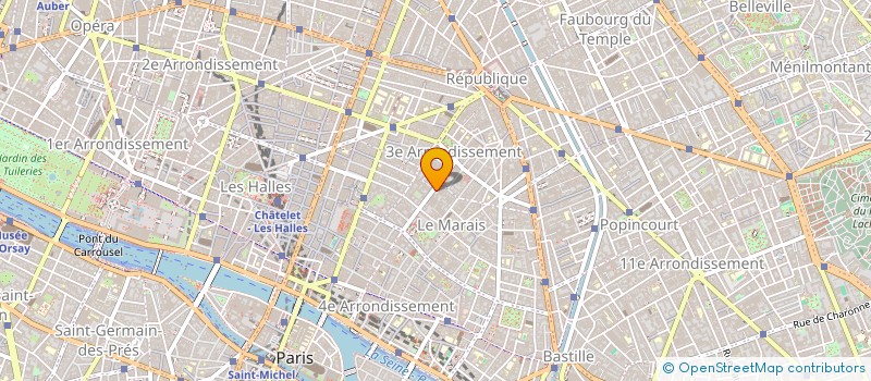 localisation de l'entreprise AGORA SARL  PARIS