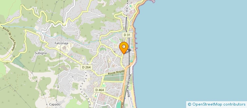 localisation de l'entreprise AGORA SEA 2B à BASTIA