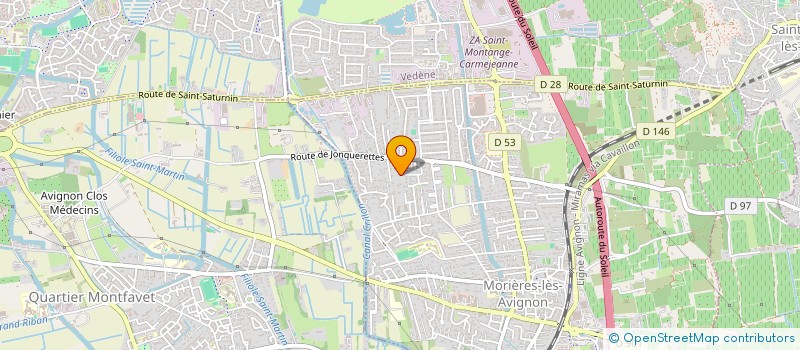 localisation de l'entreprise AGORA SHALA  MORIERES-LES-AVIGNON