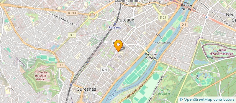 localisation de l'entreprise AGORA SPORT  PUTEAUX