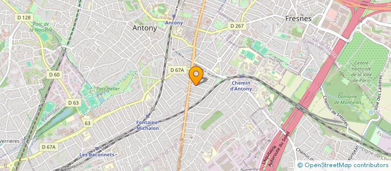 localisation de l'entreprise AGORA SPORTS à ANTONY