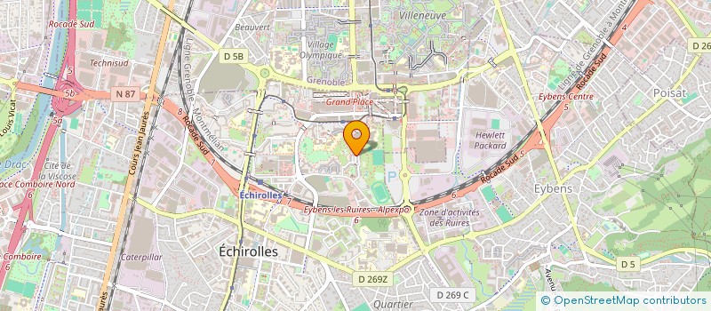 localisation de l'entreprise AGORA SYSTEMES à ECHIROLLES