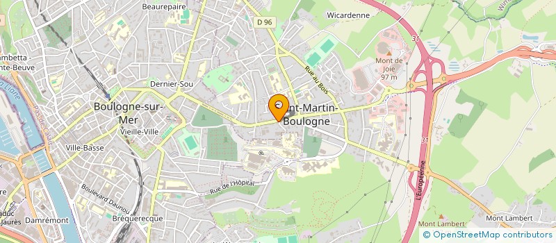 localisation de l'entreprise AGORA TEAM à SAINT-MARTIN-BOULOGNE