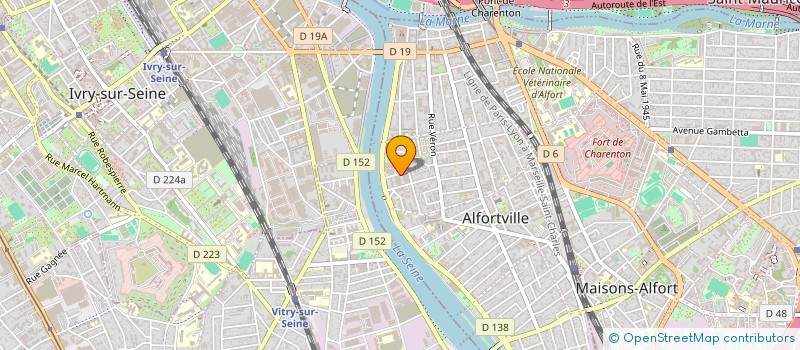 localisation de l'entreprise AGORA TECHNIQUE à ALFORTVILLE