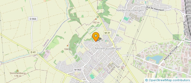 localisation de l'entreprise AGORADVIZE  MITTELHAUSBERGEN