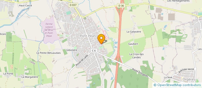 localisation de l'entreprise AGORAGENCEMENT - ADAPT'AGENCEMENT  PONT-PEAN